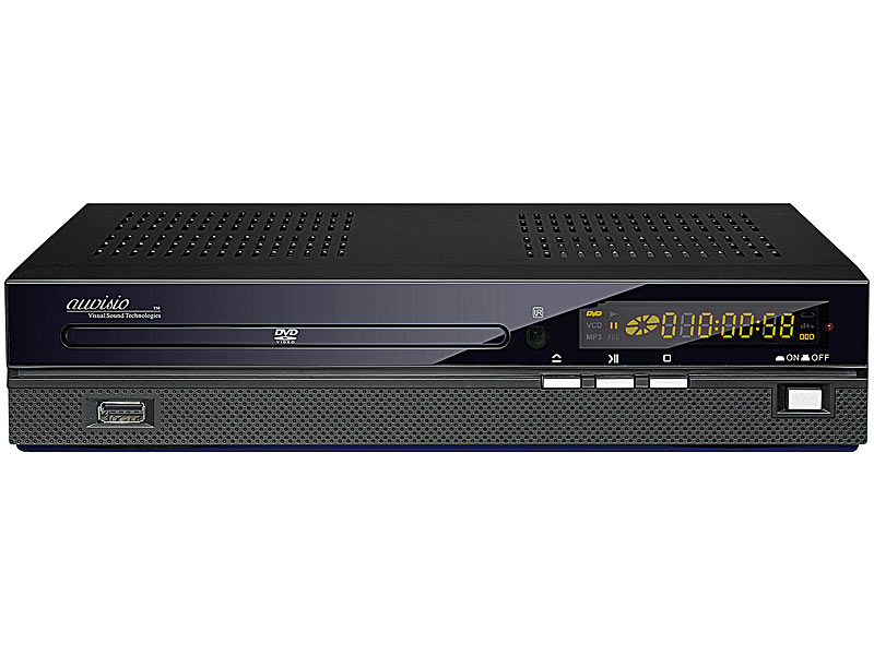 Digitaler 3in1-Sat-Receiver "DSR-240.DVD" +DVD-Player, Aufnahme-Option; SAT-Receiver 