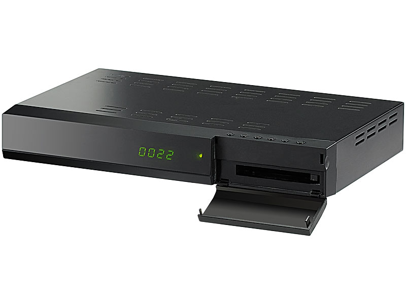 auvisio Digitaler HD-Sat.-Receiver CI / DVB-S2 mit USB-Mediaplayer; SAT-Receiver SAT-Receiver 