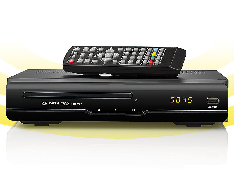 auvisio Digitaler 3in1 HD-Sat-Receiver DSR-290.DVD m. Aufnahmefunktion; SAT-Receiver SAT-Receiver SAT-Receiver 