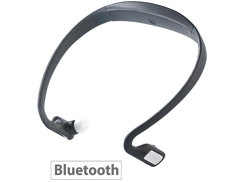 auvisio Kabelloses Bluetooth Sport-Headset BN-930.bt mit MP3 & Radio; Ohrhörer MP3-Player Ohrhörer MP3-Player Ohrhörer MP3-Player Ohrhörer MP3-Player 