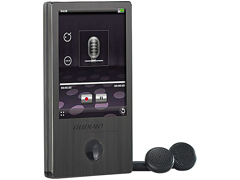 auvisio Touchscreen-MP3 & Video-Player 4GB schwarz; FM-Transmitter, MP3 Soundstations FM-Transmitter, MP3 Soundstations FM-Transmitter, MP3 Soundstations 
