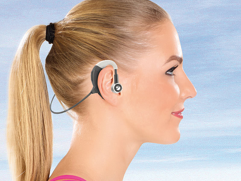 auvisio Kabelloses Bluetooth Headset mit Fitness-Tracker; Bluetooth Stereo Headset Bluetooth Stereo Headset Bluetooth Stereo Headset Bluetooth Stereo Headset 