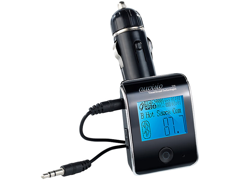 Bluetooth-Freisprecher / FM-Transmitter FMX-550.BT (refurbished); MP3- & Video Player 
