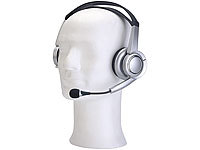 auvisio USB-Stereo-Headset mit Virtual-5.1-Surround-Sound, Over-Ear