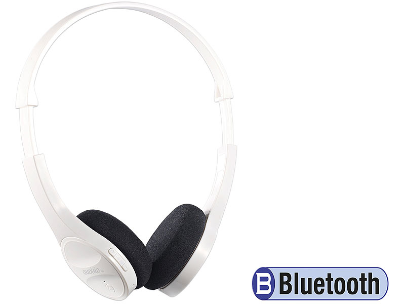 auvisio Bluetooth-Headset BH-30w, Multipoint, weiß; Bluetooth Stereo Headset Bluetooth Stereo Headset Bluetooth Stereo Headset Bluetooth Stereo Headset 