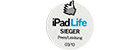 iPad Life: Design-Stereo-Lautsprecher mit Dock für iPod/iPhone 4/4s, black, 100 W
