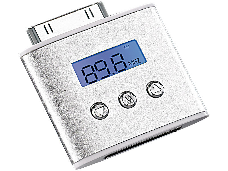 FM-Transmitter für iPod nano 4/5, iPhone 2G/3G/3Gs (refurbished); FM-Transmitter, FM-Transmitter mit Blutooth Freisprecher 