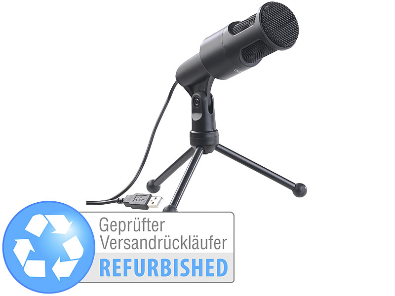USB Mikrofon Mikrofonspinne Popfilter Aufnahme Professionelles Kondensator Computer Mikrofon Kit mit Mikrofonarm für Rundfunk Youtube,Podcasts uvm Stoßdämpferhalter 