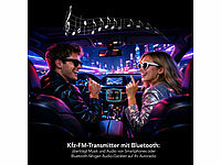 ; FM-Transmitter & Freisprecher mit MP3-Player & USB-Ladeports FM-Transmitter & Freisprecher mit MP3-Player & USB-Ladeports FM-Transmitter & Freisprecher mit MP3-Player & USB-Ladeports 