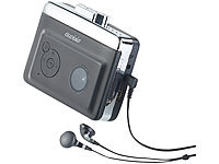 auvisio 2in1-Kassetten-Player zum Digitalisieren & Abspielen; HiFi-Stereoanlagen & Audio-Digitalisierer für Schallplatten, CDs und Kassetten HiFi-Stereoanlagen & Audio-Digitalisierer für Schallplatten, CDs und Kassetten 