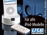 auvisio Universal Docking-Station für iPod m. Fernbedienung