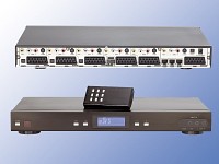 auvisio AV-Umschaltpult mit LAN-Anschluss "Home AV Center 2", schwarz