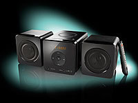 auvisio Micro-Stereoanlage "MHX-340.USB" mit CD-Player, AUX, 10W (refurbished); Stereoanlagen 