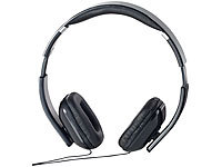 auvisio Stereo-Bügelkopfhörer OK-105.f klappbar, on-ear