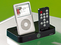 auvisio Home Docking-Station für iPod mit Aktiv-Lautsprechern