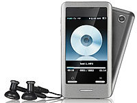 auvisio Touchscreen-MP3 & Video-Player mit Kamera DMP-640.touch; In-Ear-Stereo-Kopfhörer, Lernfähige Universal-Fernbedienungen 