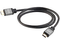 auvisio High-Speed-HDMI-2.0a-Kabel für 4K, 3D & Full HD, HEC, 1 m; 8K-HDMI-Kabel mit Netzwerkfunktion (HEC), HDMI-Kabel 8K-HDMI-Kabel mit Netzwerkfunktion (HEC), HDMI-Kabel 8K-HDMI-Kabel mit Netzwerkfunktion (HEC), HDMI-Kabel 8K-HDMI-Kabel mit Netzwerkfunktion (HEC), HDMI-Kabel 