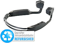 auvisio Wasserdichtes Headset BC-40.sh, Bluetooth (Versandrückläufer); Kabelloses In-Ear-Stereo-Headsets mit Bluetooth und Lade-Etuis 