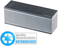 auvisio WLAN-Multiroom-Lautsprecher SMR-300.bt, Bluetooth (Versandrückläufer); 2.1-Lautsprecher-Systeme mit Subwoofer, Lautsprecher mit Bluetooth & Akku 