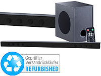 auvisio BT-Soundbar mit 3D-Sound-Effekt, 180W (Versandrückläufer); 2.1-Lautsprecher-Systeme mit Subwoofer 