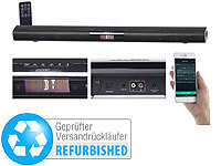 auvisio Aktive WLAN-Multiroom-Soundbar, Bluetooth, 80 W (Versandrückläufer); 2.1-Lautsprecher-Systeme mit Subwoofer 2.1-Lautsprecher-Systeme mit Subwoofer 