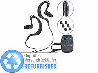 auvisio Wasserdichter Sport-MP3-Player DMP-450.x8 Versandrückläufer; In-Ear-Stereo-Headsets mit Bluetooth 