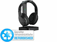 auvisio Digitaler Stereo-Funk-Kopfhörer mit Akku & DSP, Versandrückläufer; Kabelloses In-Ear-Stereo-Headsets mit Bluetooth und Lade-Etuis 