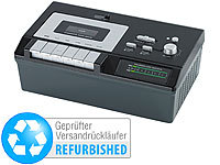 auvisio USB-Kassettenrecorder "UCR-2200 deluxe" (Versandrückläufer); Plattenspieler-Stereoanlagen mit USB-Digitalisierung 