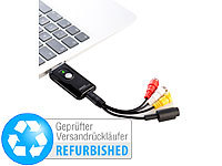 auvisio USB-Video-Grabber Versandrückläufer; HD-Sat-Receiver 