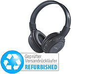 auvisio HiFi-Kopfhörer mit integriertem MP3-Player & Radio MPH-232.SD; HD-Sat-Receiver 