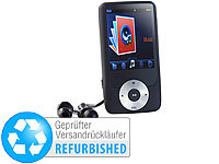 auvisio MP3-Player / Recorder mit Video-Player und UKW-Radio (refurbished); In-Ear-Stereo-Kopfhörer, Lernfähige Universal-Fernbedienungen 