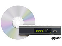 auvisio Upgrade-CD zur Aktivierung der Aufnahmefunktion bei DCR.100.fhd; HD-Sat-Receiver HD-Sat-Receiver 