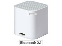 auvisio Mini-Lautsprecher und Kamera-Fernauslöser mit Bluetooth, 5 Watt; Mobiler Stereo-Lautsprecher mit Bluetooth Mobiler Stereo-Lautsprecher mit Bluetooth 