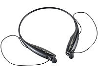 auvisio Stereo-Headset SH-40.bt mit Bluetooth 4.0, aptX, 10 Std. Laufzeit; Kabelloses In-Ear-Stereo-Headsets mit Bluetooth und Lade-Etuis Kabelloses In-Ear-Stereo-Headsets mit Bluetooth und Lade-Etuis 