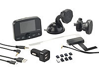 ; FM-Transmitter & Freisprecher mit MP3-Player & USB-Ladeports 