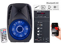 auvisio Mobile PA-Partyanlage mit Bluetooth, MP3, USB, SD, 100 Watt, Karaoke; Soundbars mit Bluetooth und USB-Audioplayer Soundbars mit Bluetooth und USB-Audioplayer Soundbars mit Bluetooth und USB-Audioplayer Soundbars mit Bluetooth und USB-Audioplayer 