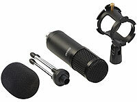 ; Over-Ear-Gaming-Headset, Klinken-Stand-Mikrofone2,4-GHz-Funkmikrofon-Sets mit Empfänger für 3,5-mm-Klinkenanschluss 