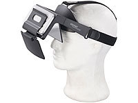 ; In-Ear-Stereo-Headsets mit Bluetooth, Virtual-Reality-Brillen für Smartphones 