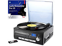auvisio Kompakt-Stereoanlage & Digitalisierer mit DAB-Digitalradio & Software; USB-Kassettenrecorder 