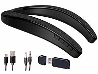 auvisio Nacken Kopfhörer, Nackenbügel-Kopfhörer; In-Ear-Stereo-Headsets mit Bluetooth In-Ear-Stereo-Headsets mit Bluetooth In-Ear-Stereo-Headsets mit Bluetooth 