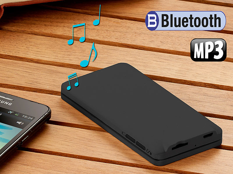 auvisio Schlanker Bluetooth-Lautsprecher MSS-12.flat mit Freisprecher; Bluetooth Tastatur für Smartphone & Tablet PCs Bluetooth Tastatur für Smartphone & Tablet PCs Bluetooth Tastatur für Smartphone & Tablet PCs Bluetooth Tastatur für Smartphone & Tablet PCs 