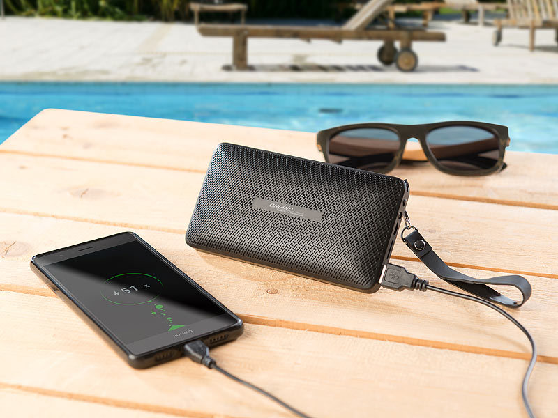 ; Lautsprecher mit Ladegerät-Funktionen für USB-Mobilgeräte Lautsprecher mit Ladegerät-Funktionen für USB-Mobilgeräte 