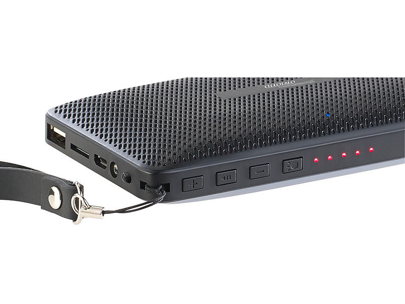 ; Lautsprecher mit Ladegerät-Funktionen für USB-Mobilgeräte Lautsprecher mit Ladegerät-Funktionen für USB-Mobilgeräte 