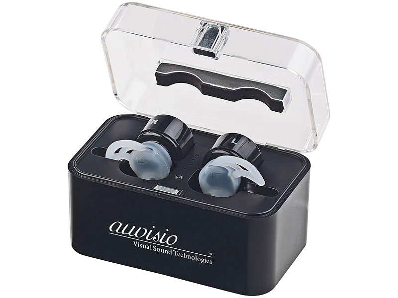 ; In-Ear-Stereo-Headsets mit Bluetooth In-Ear-Stereo-Headsets mit Bluetooth In-Ear-Stereo-Headsets mit Bluetooth 
