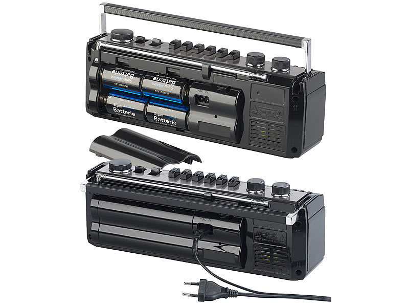 ; HiFi-Stereoanlagen & Audio-Digitalisierer für Schallplatten, CDs und Kassetten, USB-Kassettenrecorder 