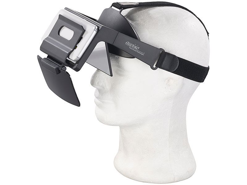 Augmented-Reality 69° Sichtfeld und Video-Brille für Smartphones Virtual Reality Brille auvisio FPV Brille