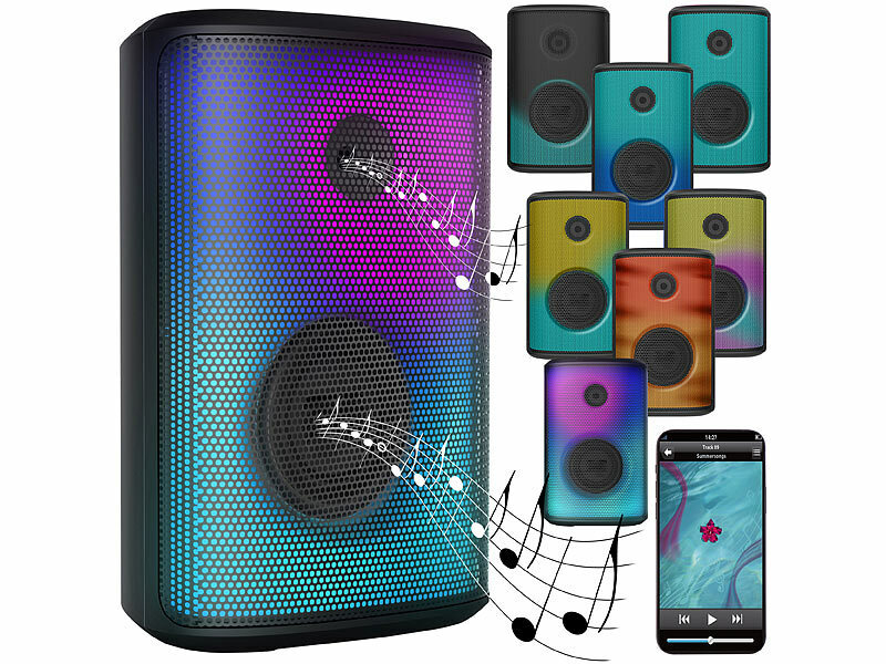 ; Mobiler Stereo-Lautsprecher mit Bluetooth Mobiler Stereo-Lautsprecher mit Bluetooth 