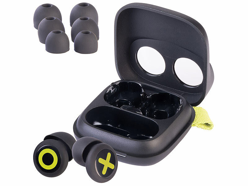 ; Kabelloses In-Ear-Stereo-Headsets mit Bluetooth und Lade-Etuis Kabelloses In-Ear-Stereo-Headsets mit Bluetooth und Lade-Etuis Kabelloses In-Ear-Stereo-Headsets mit Bluetooth und Lade-Etuis 