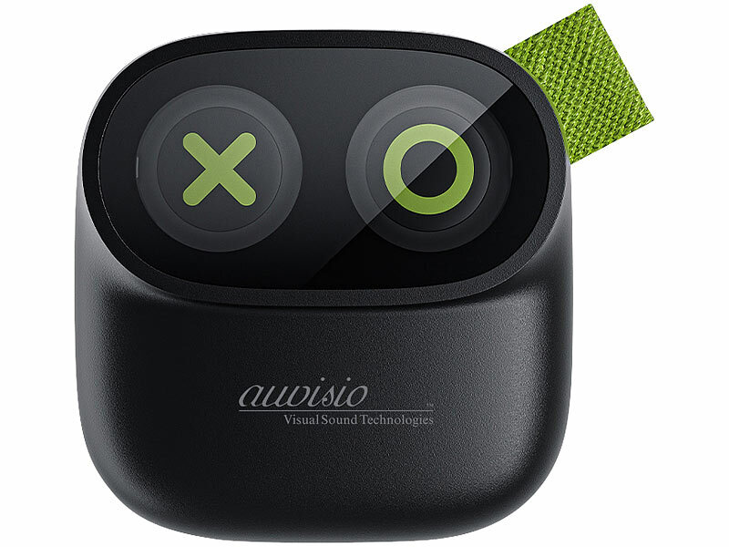 ; Kabelloses In-Ear-Stereo-Headsets mit Bluetooth und Lade-Etuis Kabelloses In-Ear-Stereo-Headsets mit Bluetooth und Lade-Etuis 