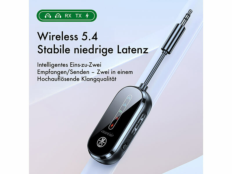 ; Audioadapter mit Bluetooth und Freisprech-Funktion, Audio-Transmitter mit Bluetooth Audioadapter mit Bluetooth und Freisprech-Funktion, Audio-Transmitter mit Bluetooth Audioadapter mit Bluetooth und Freisprech-Funktion, Audio-Transmitter mit Bluetooth